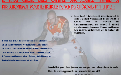 Journées Perfectionnement  des 20-21 octobre