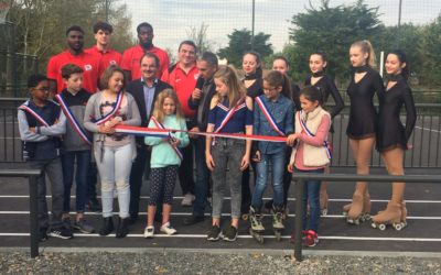 Inauguration d’un terrain multisports