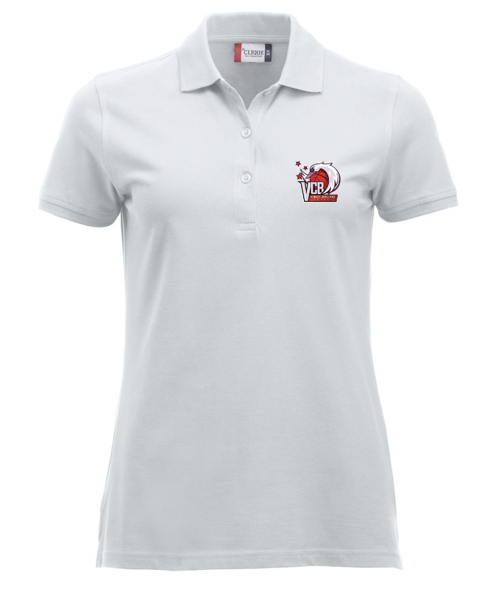 Polo F blanc