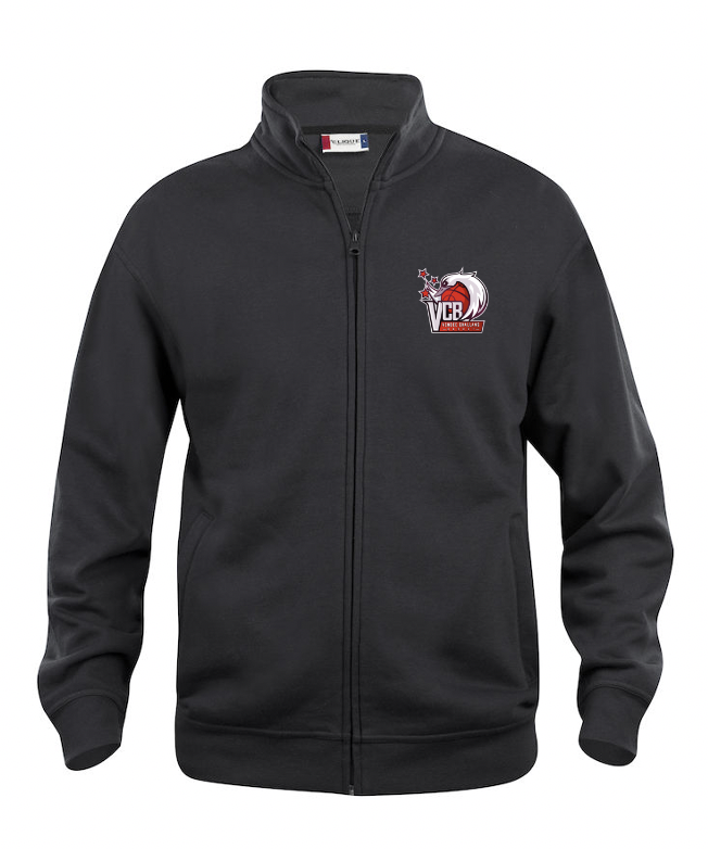 Veste H sans capuche noir