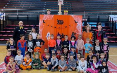 Ecole de basket : un entraînement spécial Halloween