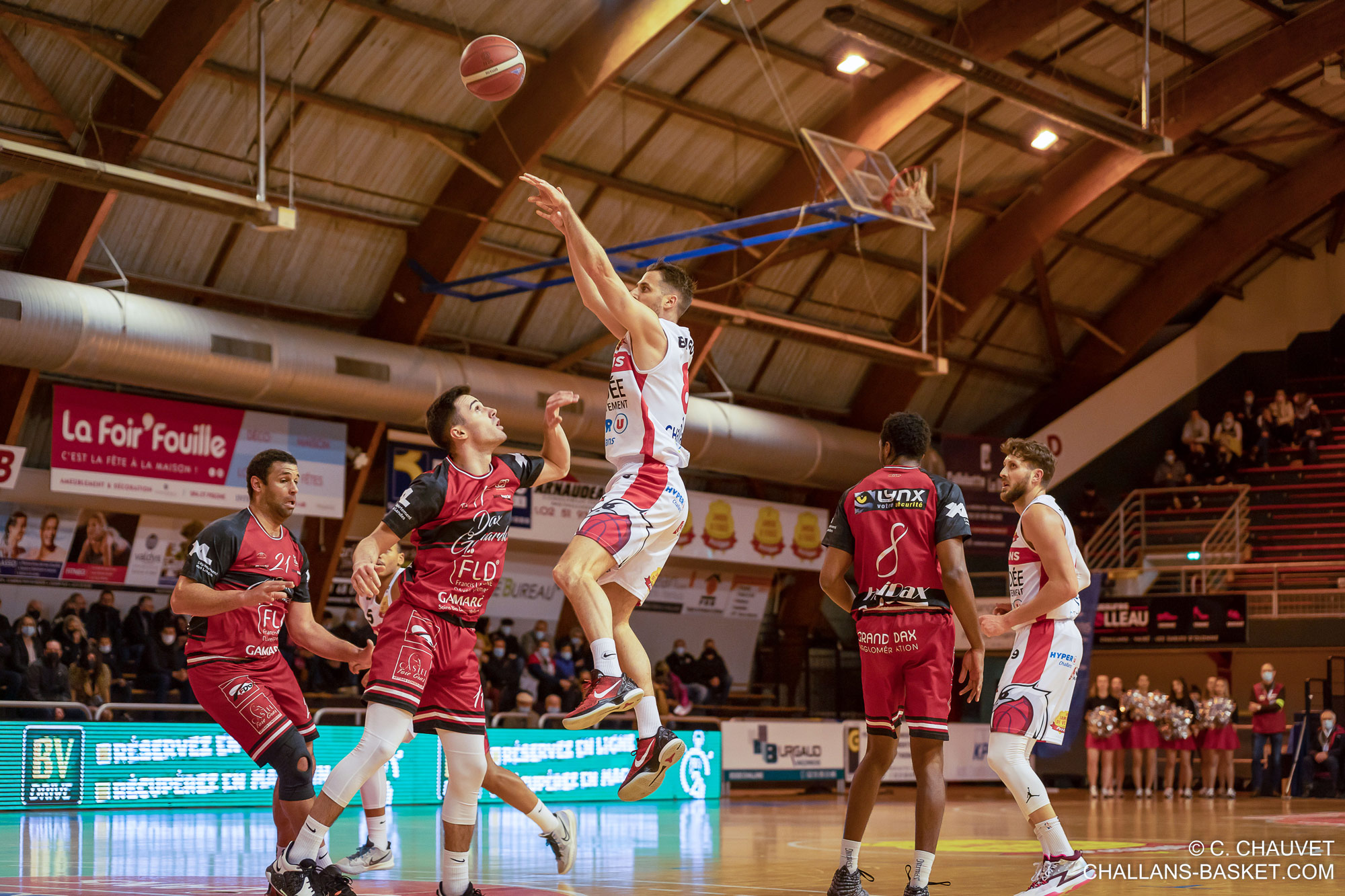 Basket Élite 2. Vendée Challans était longtemps dans le coup