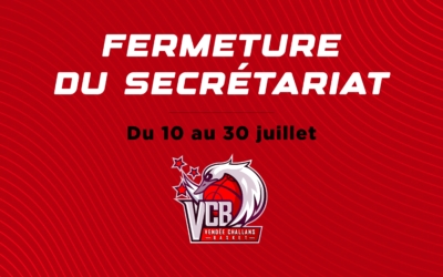 FERMETURE SECRÉTARIAT