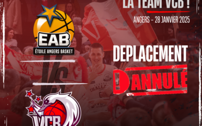 ANNULE / DEPLACEMENT NM1 ANGERS – 28 JANVIER 2025